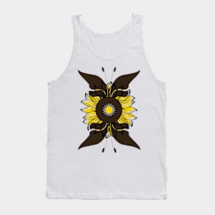 Little Aesthetic Sunflower Tank Top